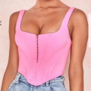 House of Cb Frangelica Pink Pepsi Corset Top